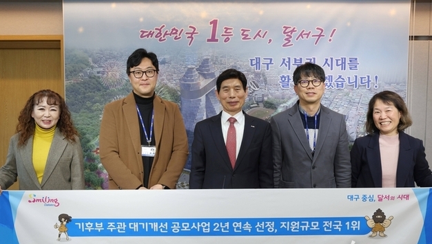 대구 달서구, 성서산업단지 대기개선 공모사업 2년 연속 선정